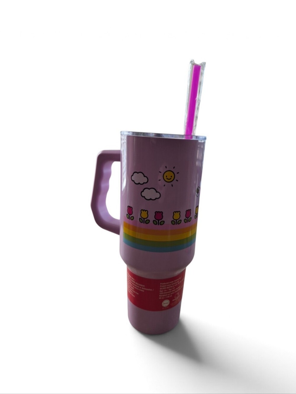 Hello Kitty 40 oz. Stainless Steel Tumbler With Handle - Picture 4 of 8